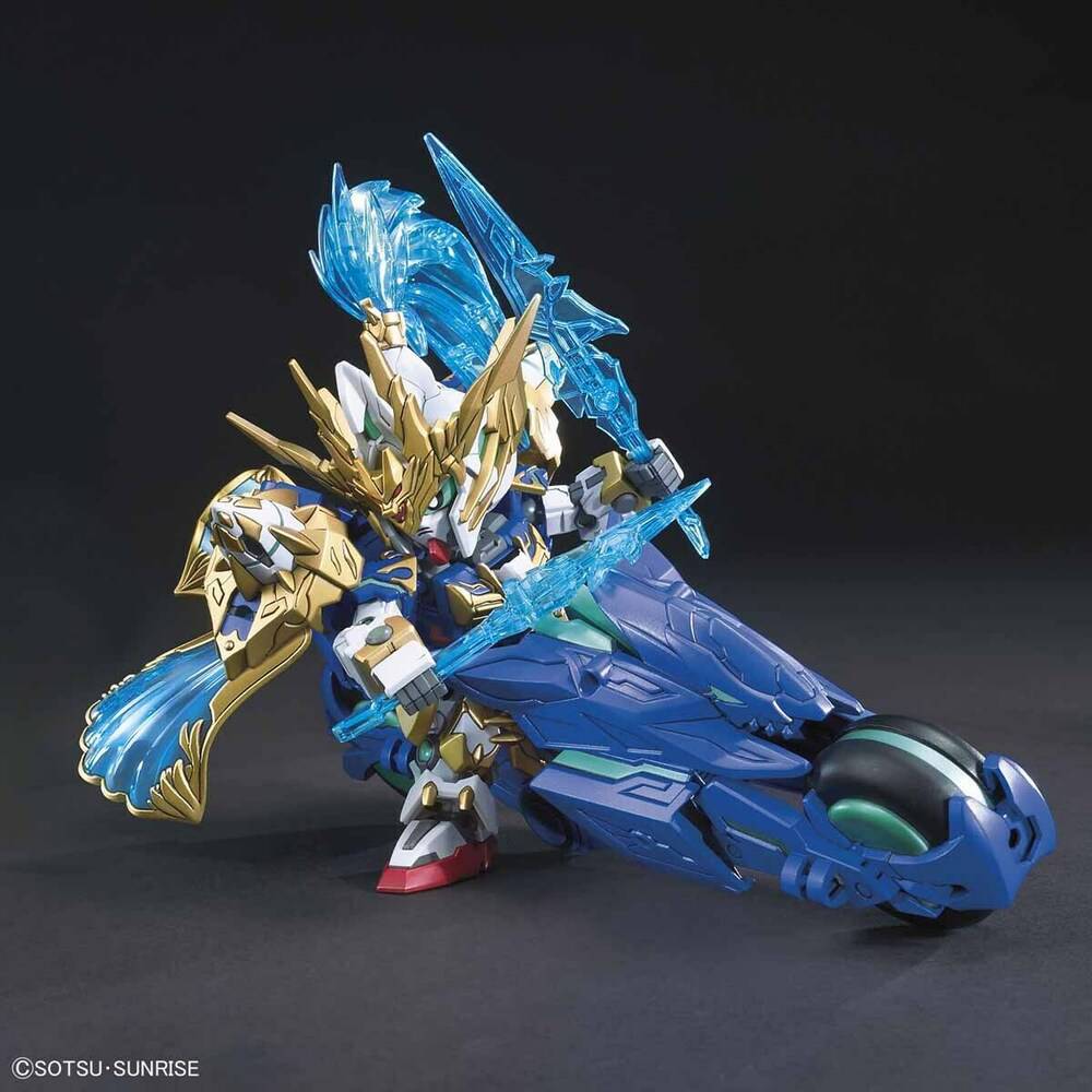 SD SANGOKU SOKETSUDEN Zhao yun 00 GUNDAM and Bilongqu