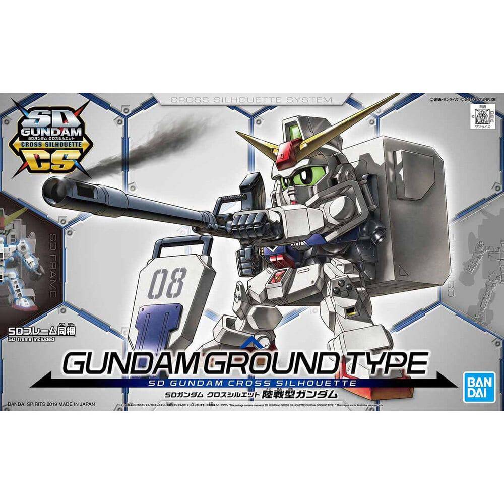 SD GUNDAM CROSS SILHOUETTE GUNDAM GROUND TYPE