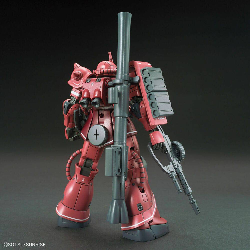 HG 1/144 MS-06S ZAKU  II PRINCIPALITY OF ZEON CHAR AZNABLE S MOBILE SUIT Red Comet Ver.