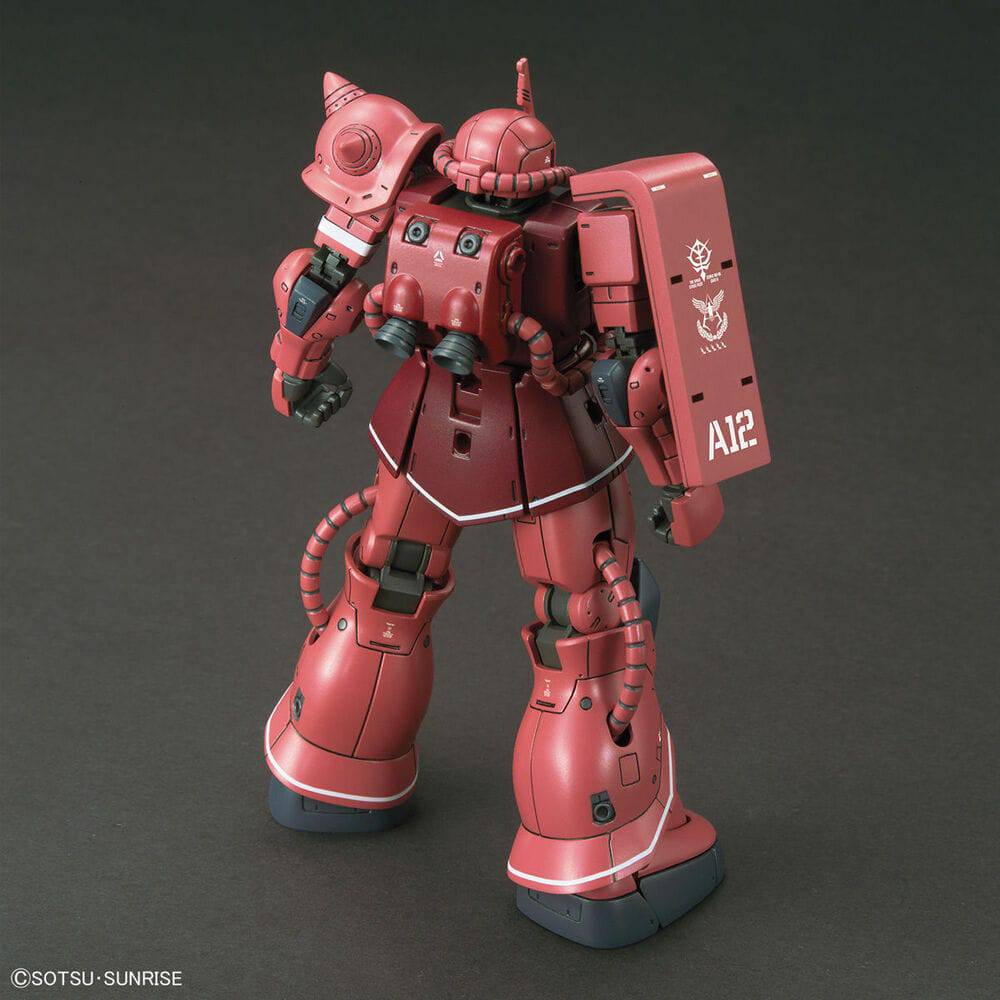 HG 1/144 MS-06S ZAKU  II PRINCIPALITY OF ZEON CHAR AZNABLE S MOBILE SUIT Red Comet Ver.