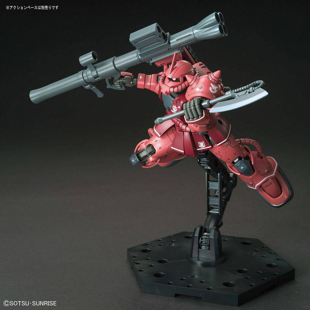 HG 1/144 MS-06S ZAKU  II PRINCIPALITY OF ZEON CHAR AZNABLE S MOBILE SUIT Red Comet Ver.