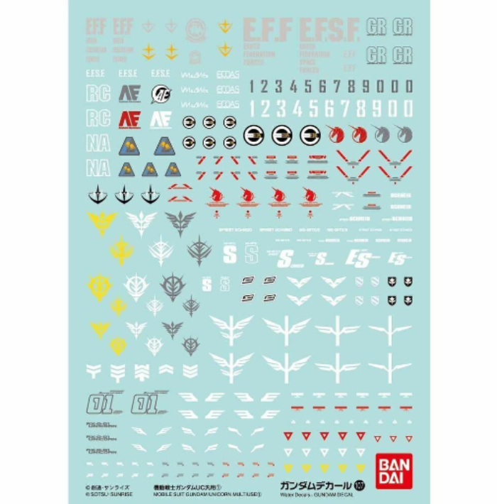 image2_GUNDAM DECAL 107 MOBILE SUIT GUNDAM UNICORN MULTIUSE 1