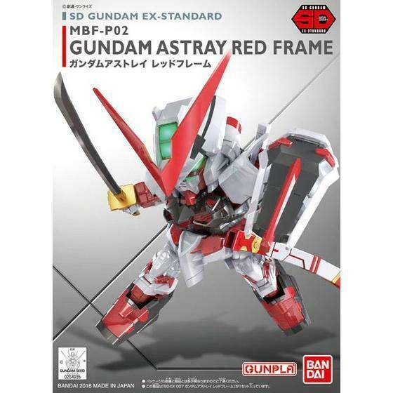 SD GUNDAM EX-STANDARD 007 GUNDAM ASTRAY RED FRAME