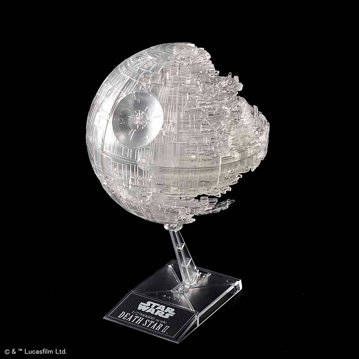 1/144 and 1/350 and 1/2700000 [STAR WARS- RETURN OF THE JEDI] CLEAR VEHICLE SET