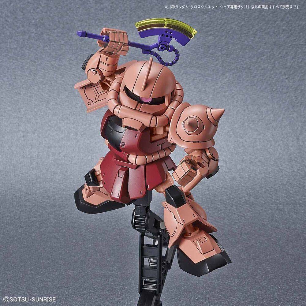 SD GUNDAM CROSS SILHOUETTE MS-06S ZAKU II