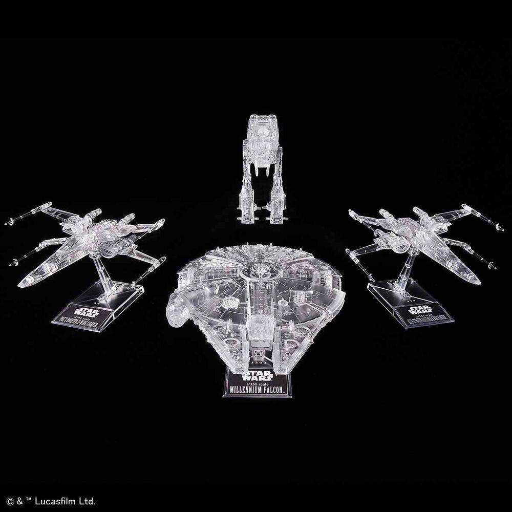 1/144 and 1/350 and 1/540 [STAR WARS- THE LAST JEDI] CLEAR VEHICLE SET