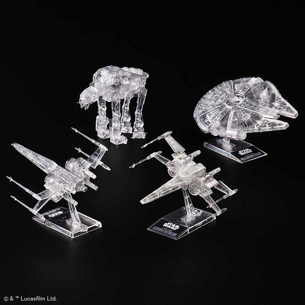 1/144 and 1/350 and 1/540 [STAR WARS- THE LAST JEDI] CLEAR VEHICLE SET