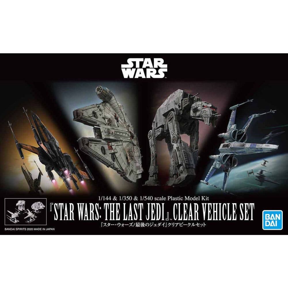 1/144 and 1/350 and 1/540 [STAR WARS- THE LAST JEDI] CLEAR VEHICLE SET