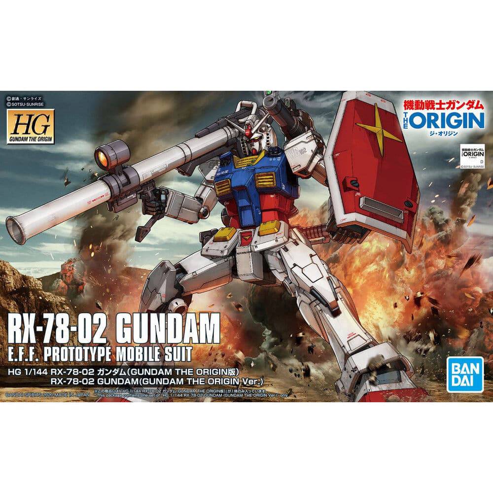 HG 1/144 RX-78-02 GUNDAM GUNDAM THE ORIGIN Ver.