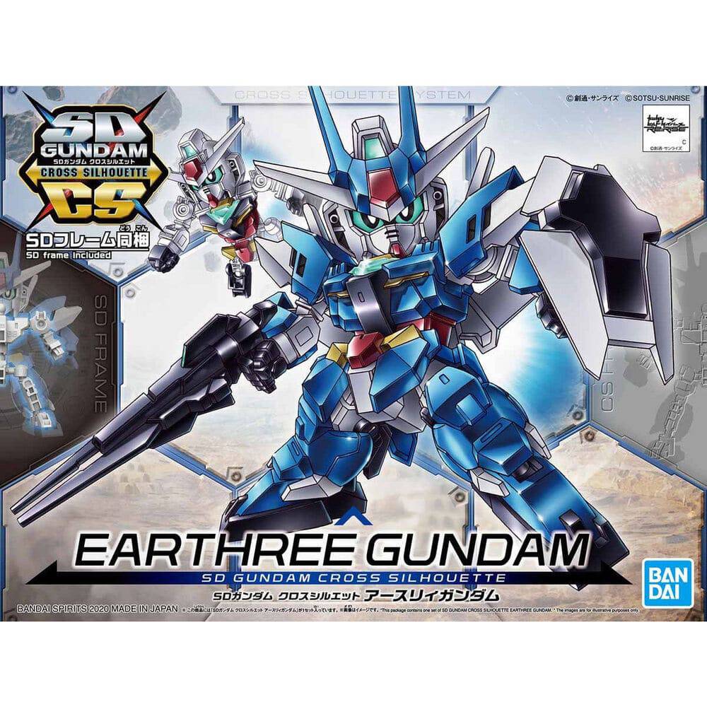 SD GUNDAM CROSS SILHOUETTE EARTHREE GUNDAM