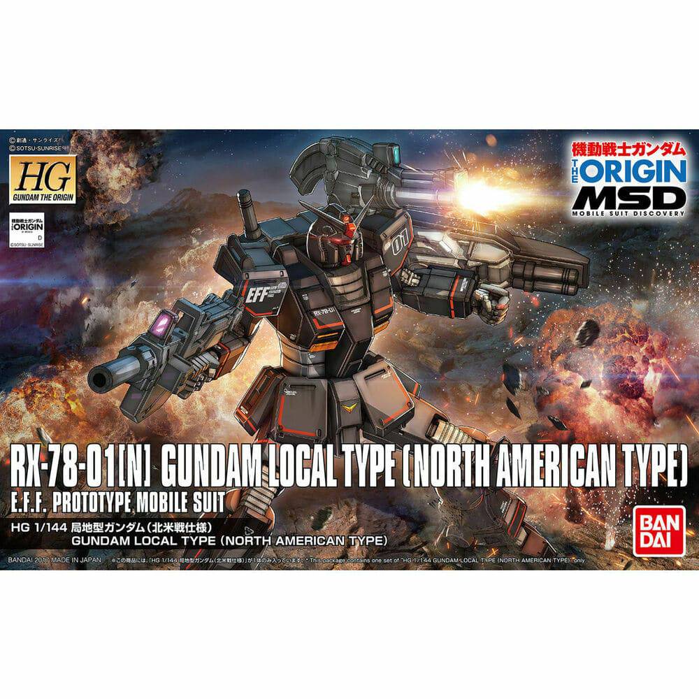 HG 1/144 GUNDAM LOCAL TYPE NORTH AMERICAN TYPE