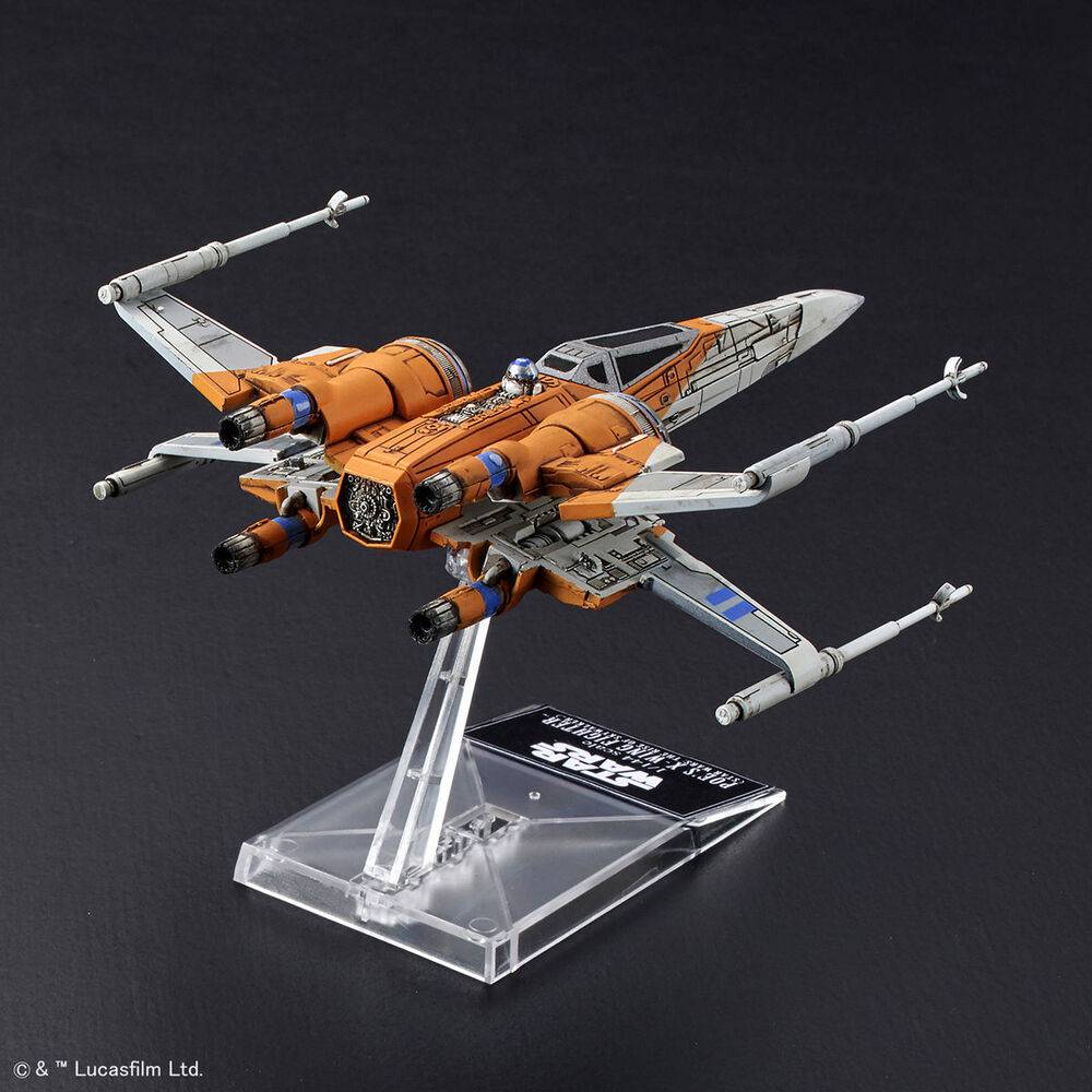 1/144 POES X-WING FIGHTER and X-WING FIGHTER STAR WARS-THE RISE OF SKYWALKER