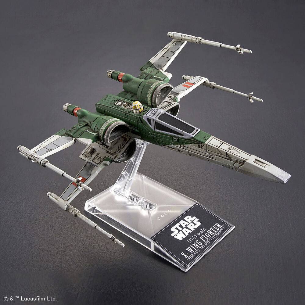 1/144 POES X-WING FIGHTER and X-WING FIGHTER STAR WARS-THE RISE OF SKYWALKER