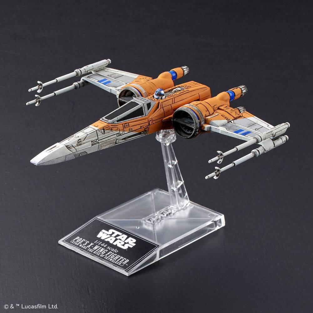 1/144 POES X-WING FIGHTER and X-WING FIGHTER STAR WARS-THE RISE OF SKYWALKER