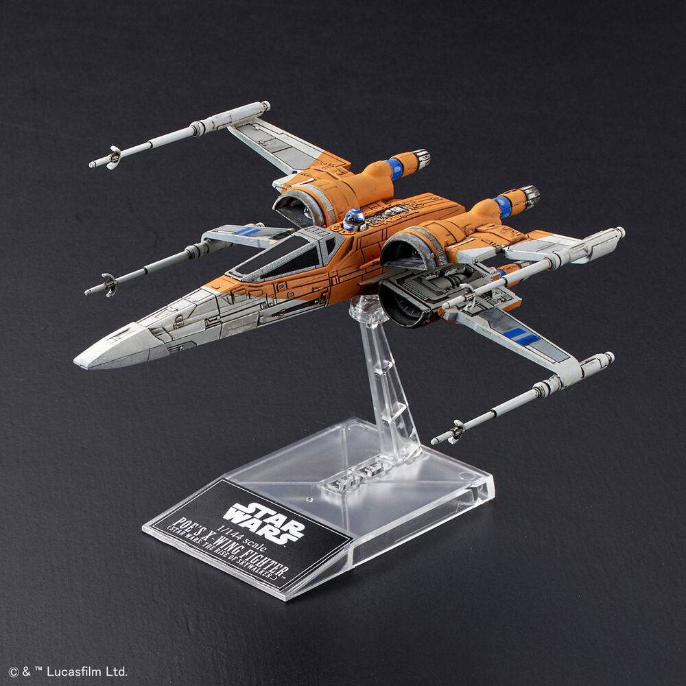 1/144 POES X-WING FIGHTER and X-WING FIGHTER STAR WARS-THE RISE OF SKYWALKER