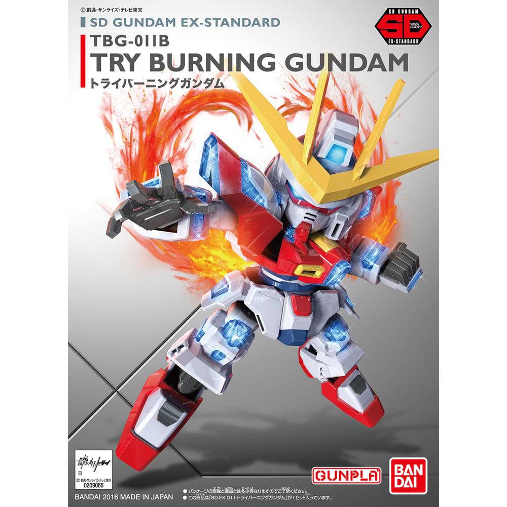 SD GUNDAM EX-STANDARD 011 TRY BURNING GUNDAM