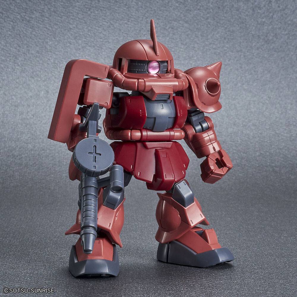 SD GUNDAM CROSS SILHOUETTE RX-78-2 GUNDAM and MS-06S ZAKU II