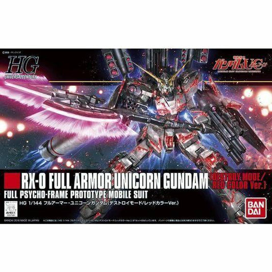 HGUC 1/144 FULL ARMOR UNICORN GUNDAM DESTROY MODE/RED COLOR Ver.