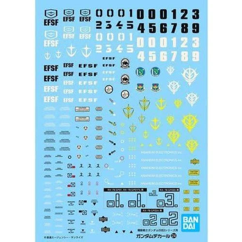 Gundam Decal 24 MG Multiuse - 0083