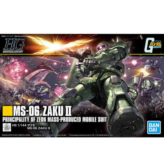 HGÂ 1/144Â MS-06 ZAKU II