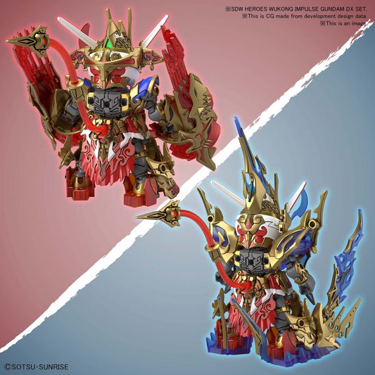 SDW HEROES WUKONG IMPULSE GUNDAM DX SET