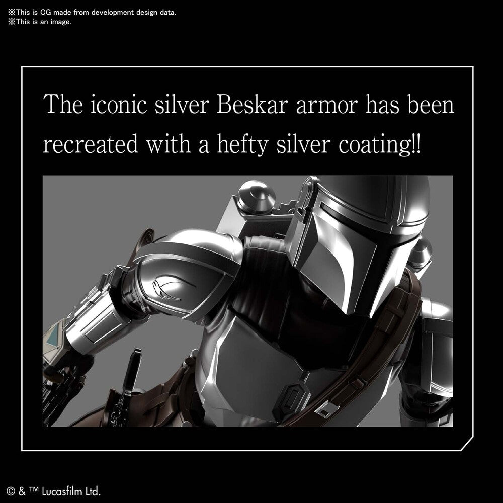 1/12 STAR WARS THE MANDALORIAN BESKAR ARMOR SILVER COATING Ver.