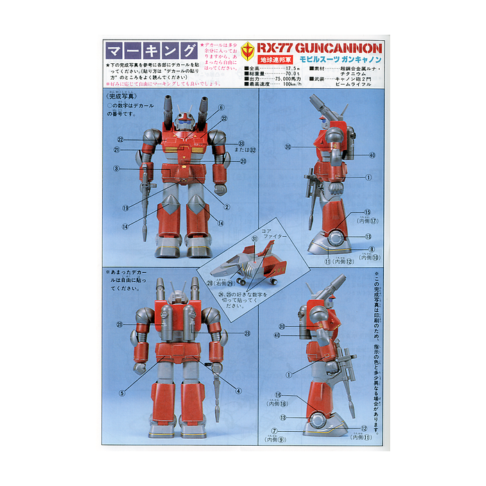 1/100 REAL TYPE GUNCANNON