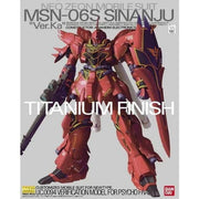MG 1/100 MSN06S Sinanju Ver.Ka. Titanium Finish Ver.