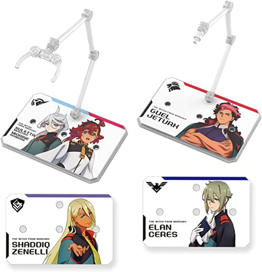 ACTION BASE 6 [CLEAR COLOR] MOBILE SUIT GUNDAM THE WITCH FROM MERCURY STICKERS SET