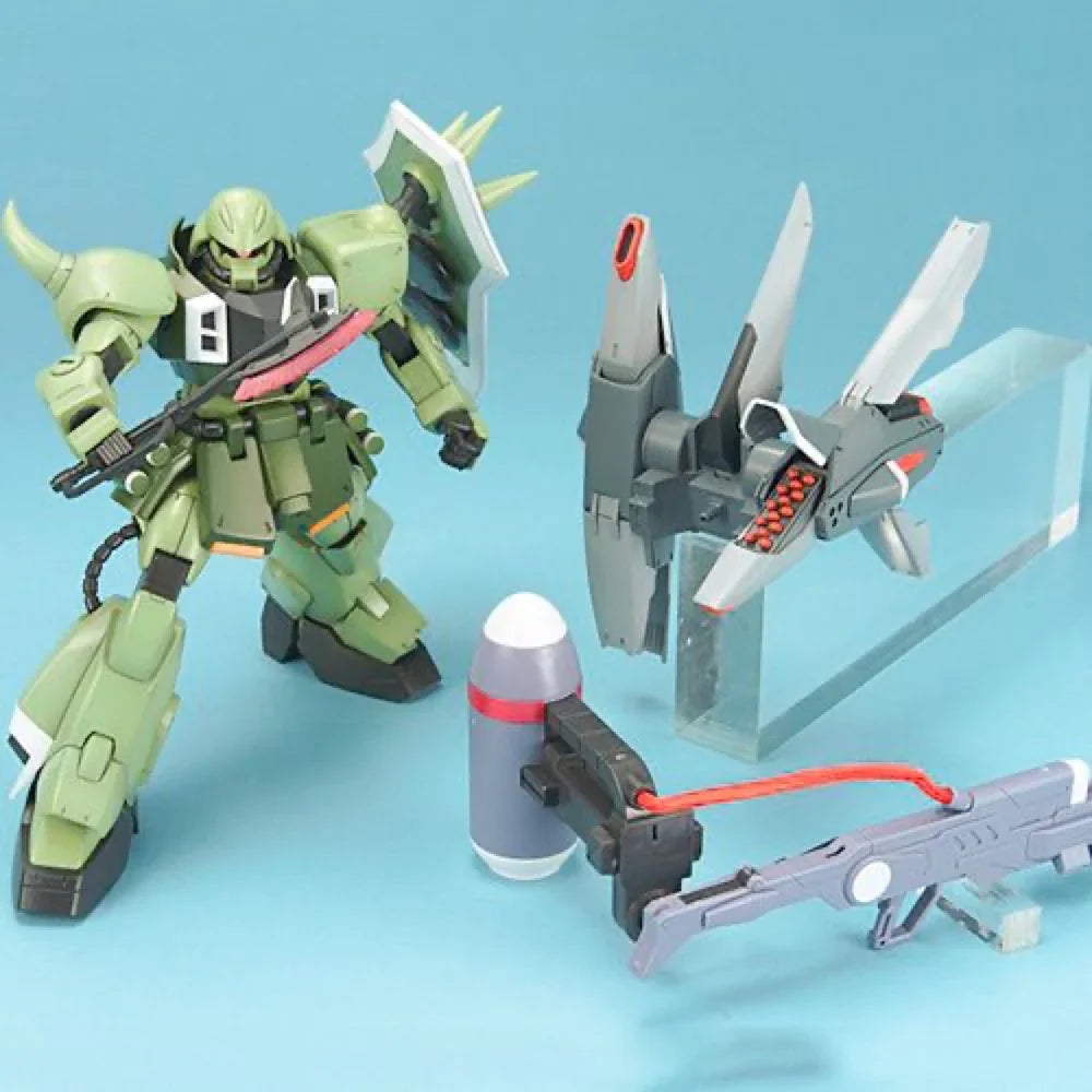 1/100 Zaku Warrior + Blaze Wizard & Gunner Wizard