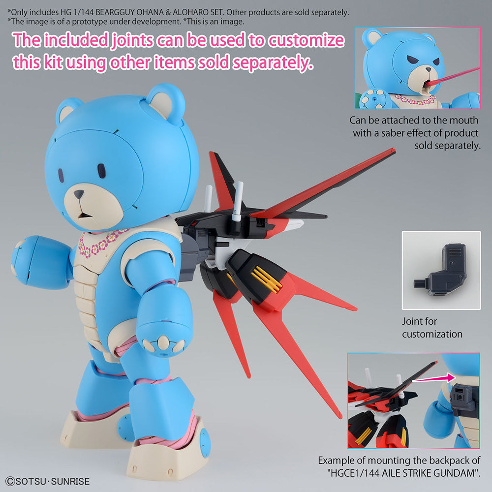 HG 1/144 BeaRGguy Ohana & Aloharo Set