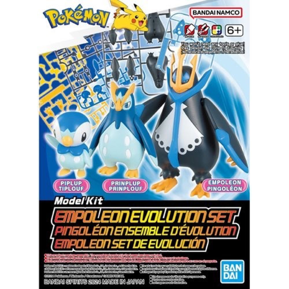 Pokemon Model Kit Empoleon Evolution Set