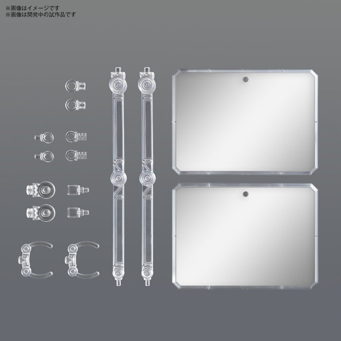 Action Base 7 (Clear Color) Mirror Stickers Set