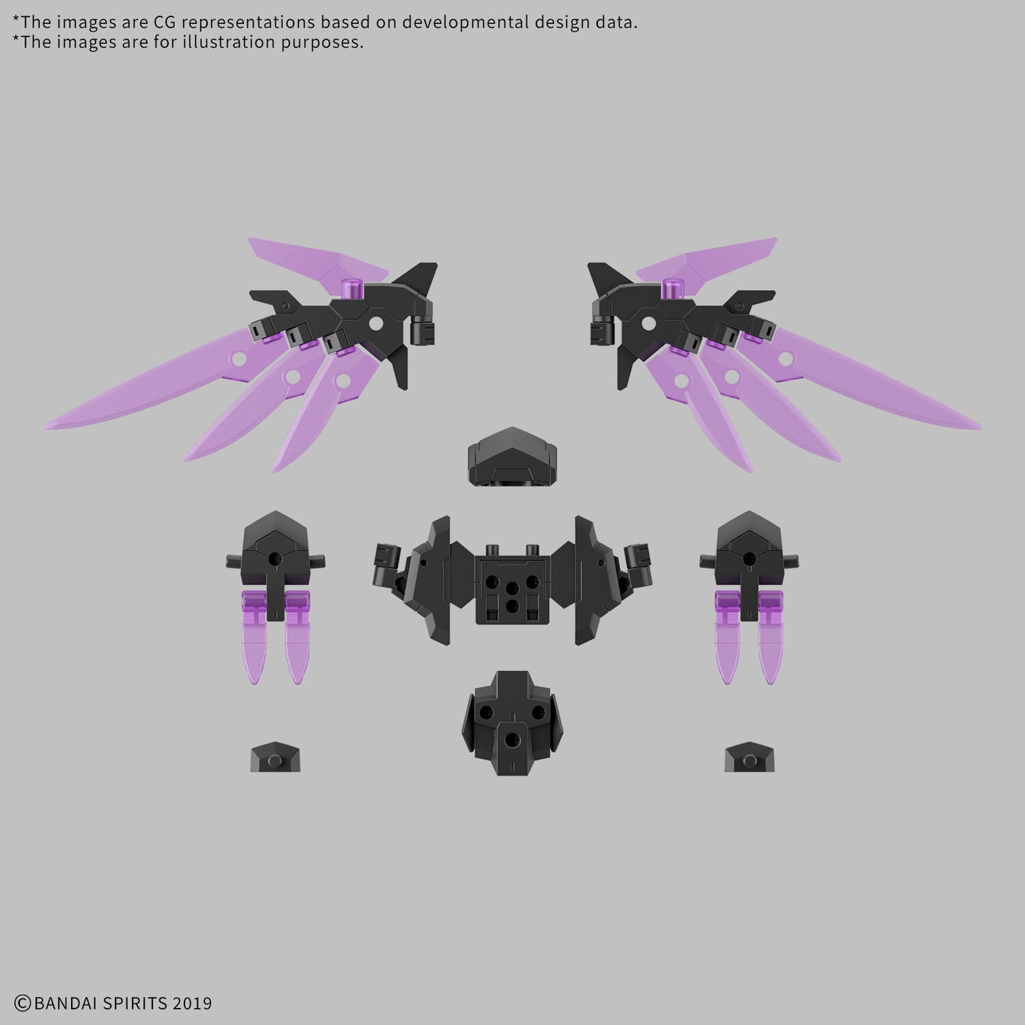 30MM 1/144 Option Parts Set 22 (Wing Unit 2)