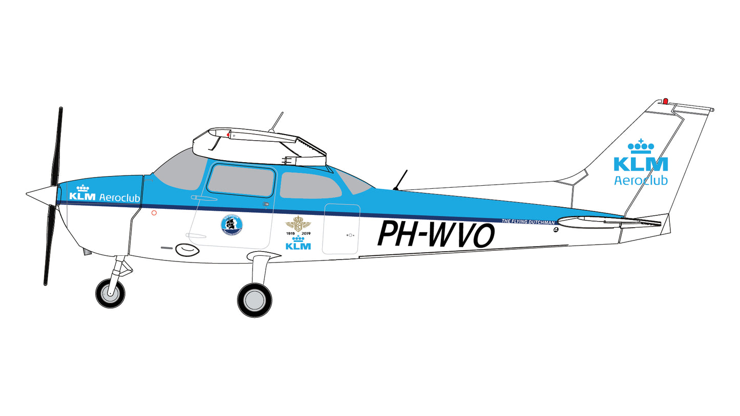 1/72 KLM Aeroclub Cessna 172P PH-WVO