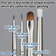 Brushwork SemiPRO 4 brushes set