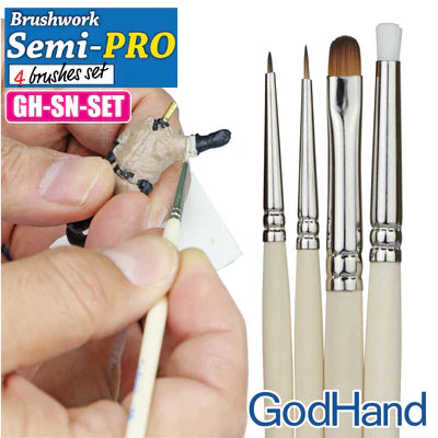 Brushwork Semi-PRO 4 brushes set