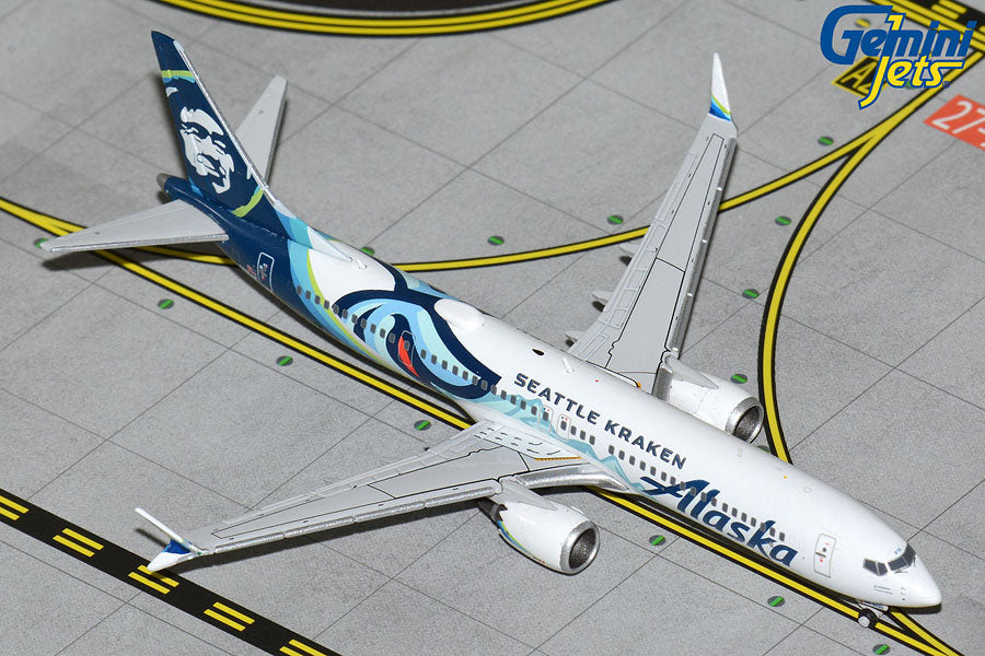 1/400 Alaska Airlines B737 MAX 9 'Seattle Kraken' Livery