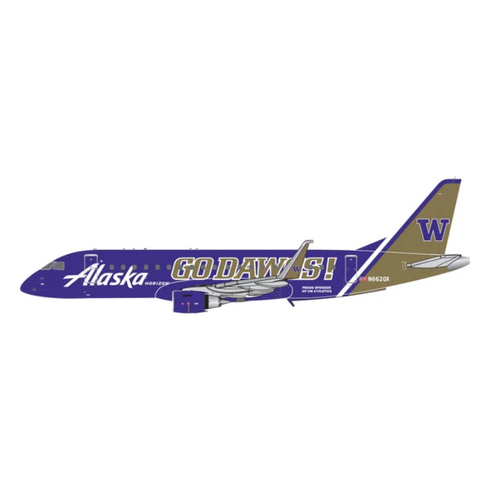 1/400 Alaska / Horizon E175LR N662QX Univ. of Wash. "Go Dawgs"