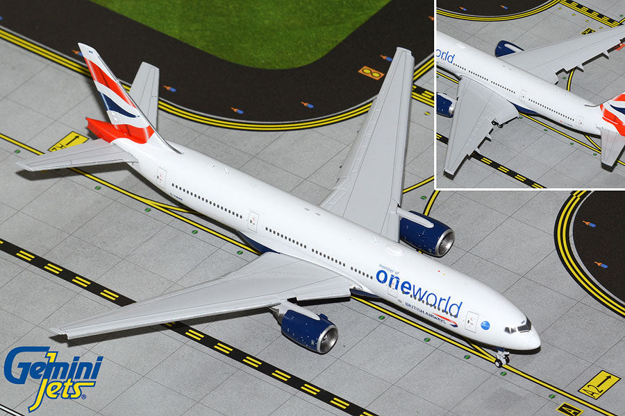 1/400 British Airways B777-200ER 'One World' Livery; Flaps Down