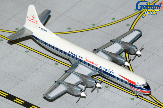 1/400 Braniff International Airways L-188 Electra N9709C