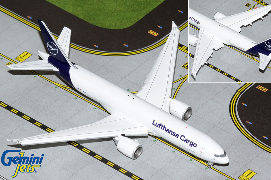 1/400 Lufthansa Cargo 777-200LRF D-ALFA (flaps down)