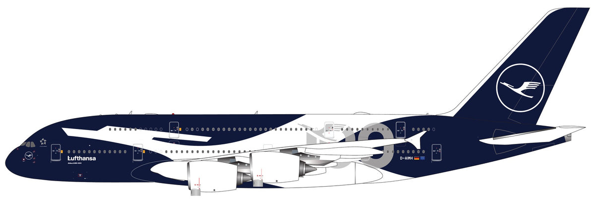 1/400 Lufthansa A380-800 D-AIMH "100" years livery