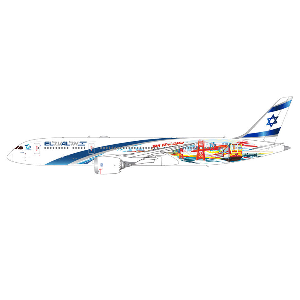 1/400 El Al B787-9 Dreamliner 4X-EDD Las Vegas/San Francisco Livery