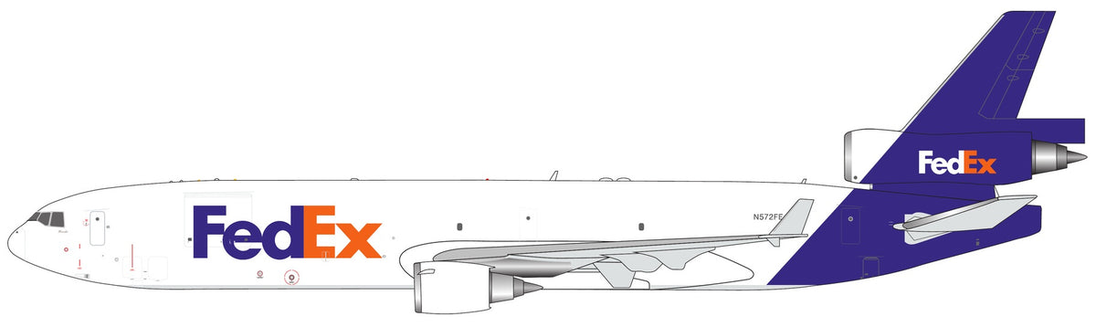1/400 FedEx MD-11F N572FE