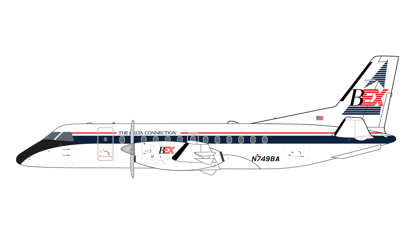 image1_1/400 Business Express Airlines Saab 340A N749BA The Delta Connection