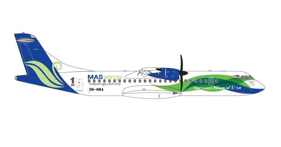 1/400 ATR-72-500 Maswings 9M-MWA