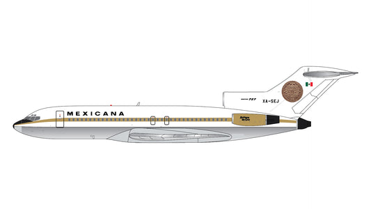 1/400 Mexicana B727-100 XA-SEJ "Azteca de Oro" (Polished Belly)