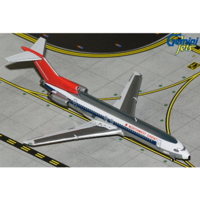 image1_1/400 Northwest Orient Airlines B727-200 N298US 1980s "Thermometer" Livery; Polished