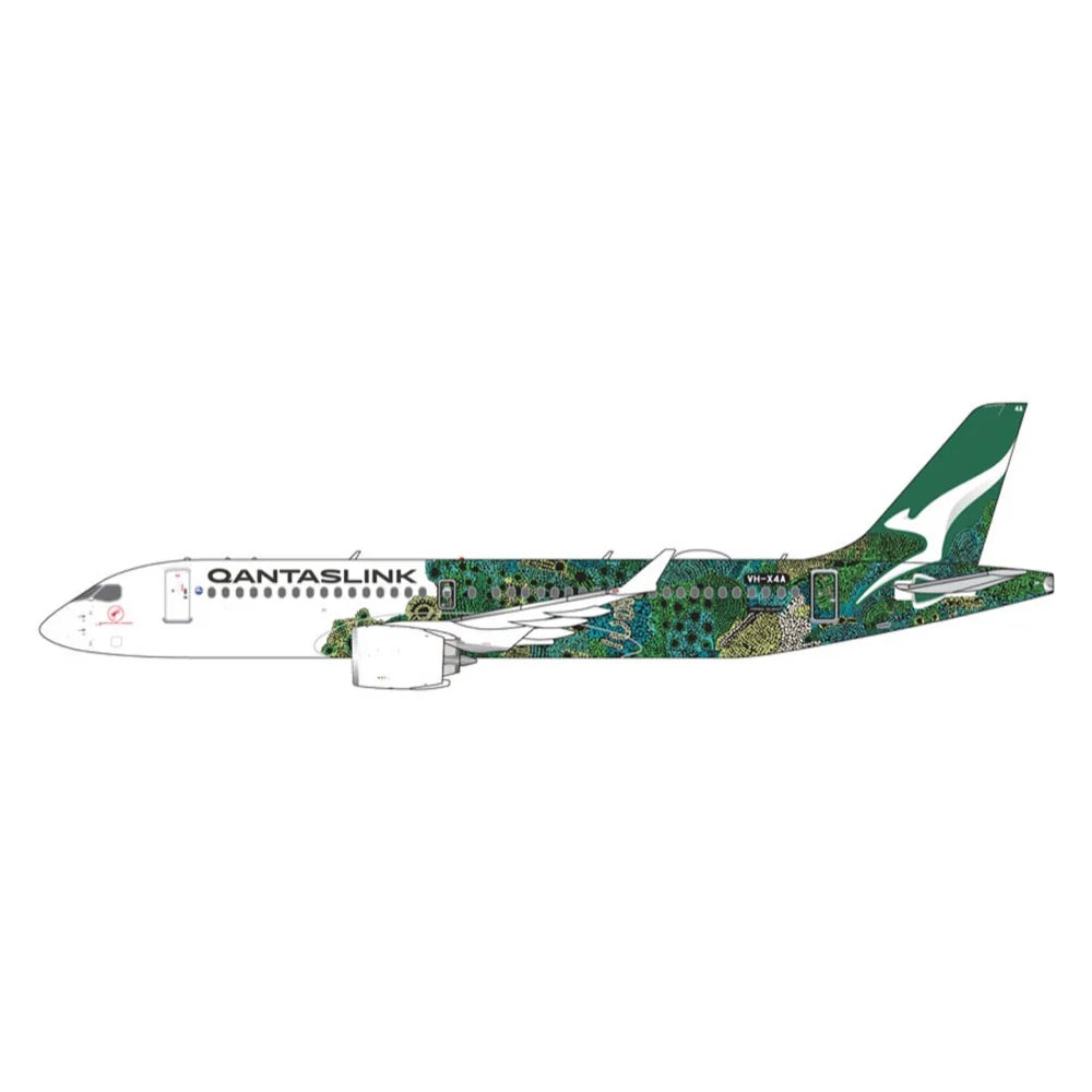 1/400 QantasLink A220-300 VH-X4A "Minyma Kutjara Tjukurpa" (Green)